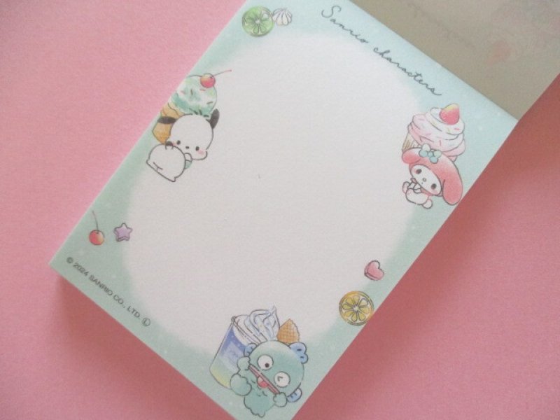 Photo1: Kawaii Cute Mini Memo Pad Sanrio Characters Crux *ちまちまSweets (121199）