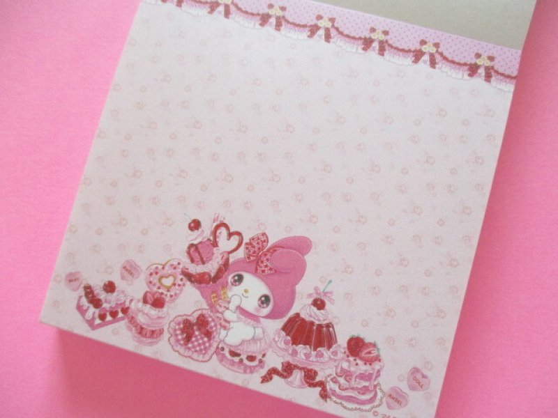 Photo1: Kawaii Cute Medium Memo Pad Sanrio Characters × 飴ノ森ふみか Amenomori Fumika Clothes Pin *My Melody (MM-84007) 
