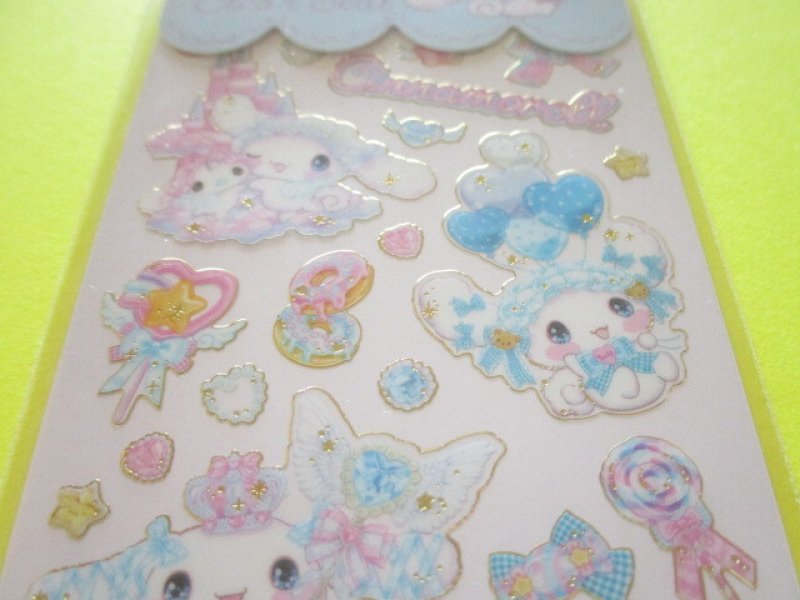 Photo1: Kawaii Cute Stickers Sheet Sanrio Characters × 飴ノ森ふみか Amenomori Fumika Clothes Pin *Cinnamoroll (US-84023)