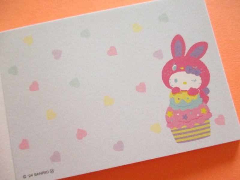 Photo2: Kawaii Cute Mini Memo Pad Hello Kitty 50th Anniversary Sanrio *Hello Kitty -E (S2843692) 