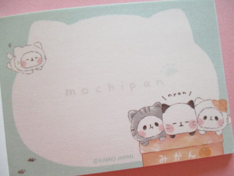 Photo2: Kawaii Cute Mini Memo Pad Mochi Mochi Panda Kamio Japan * 猫パンと一緒 (220414)