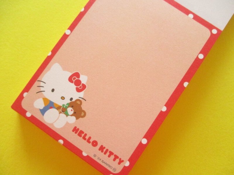 Photo1: Kawaii Cute Mini Memo Pad Hello Kitty 50th Anniversary Sanrio *Hello Kitty -B (S2843668) 