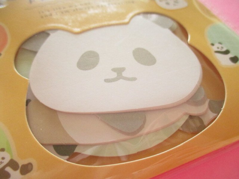 Photo1: Kawaii Cute Sticker Flakes Sack Synapse *Panda (SJI-33377)