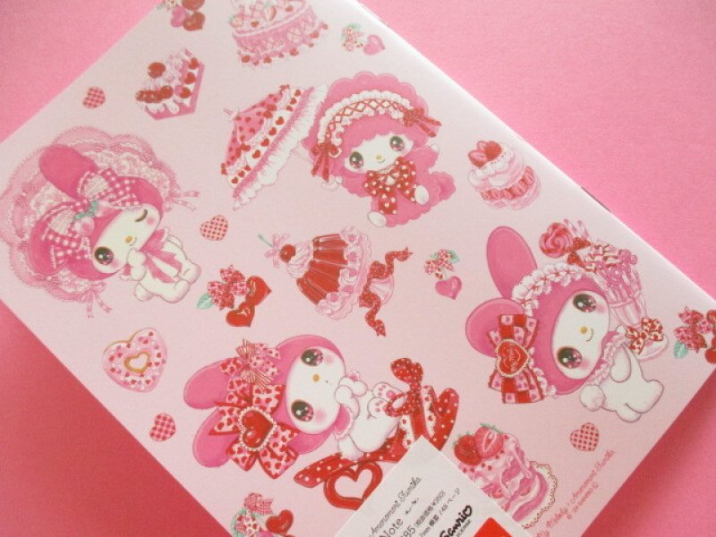 Photo3: Kawaii Cute A5 Notebook Sanrio Characters × 飴ノ森ふみか Amenomori Fumika Clothes Pin *My Melody (NB-84017)