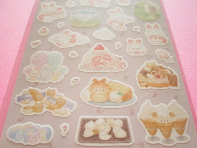Photo2: Kawaii Cute Sticker Sheet Sugarcocomuu San-x *Sugarcocomuu (SE61901)
