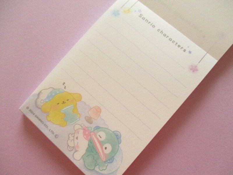 Photo1: Kawaii Cute Mini Memo Pad Sanrio Characters Crux *おねむっち (124354)