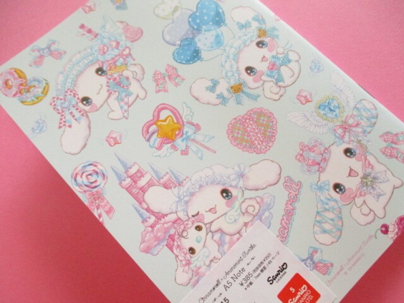 Photo3: Kawaii Cute A5 Notebook Sanrio Characters × 飴ノ森ふみか Amenomori Fumika Clothes Pin *Cinnamoroll (NB-84015)