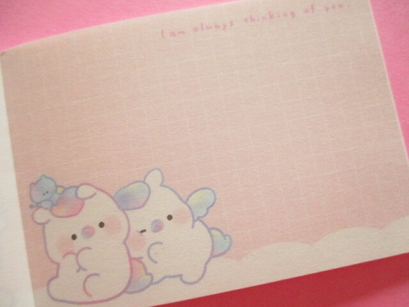 Photo2: Kawaii Cute Mini Memo Pad Funicorn Crux *おそら (123864)