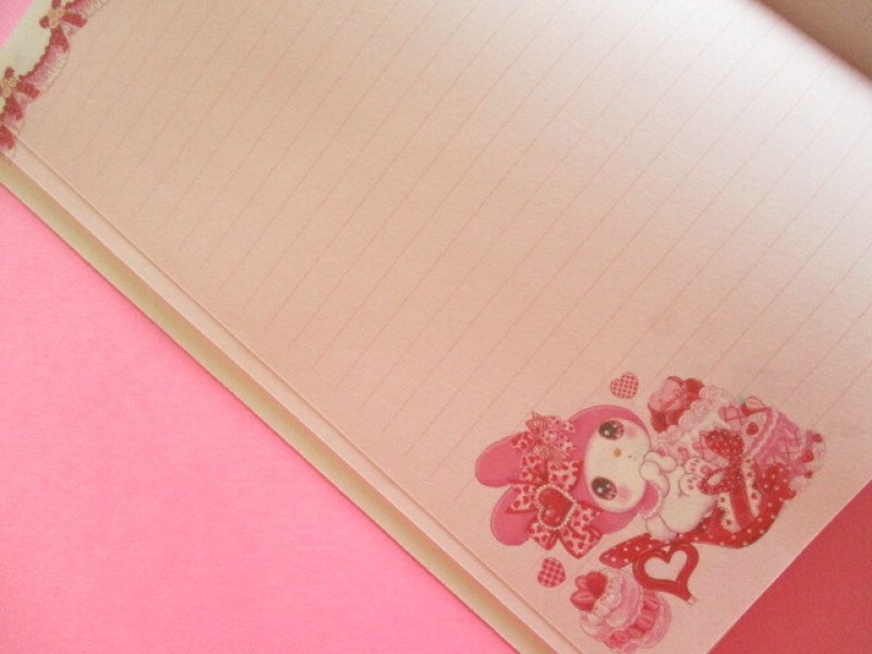Photo1: Kawaii Cute A5 Notebook Sanrio Characters × 飴ノ森ふみか Amenomori Fumika Clothes Pin *My Melody (NB-84017)