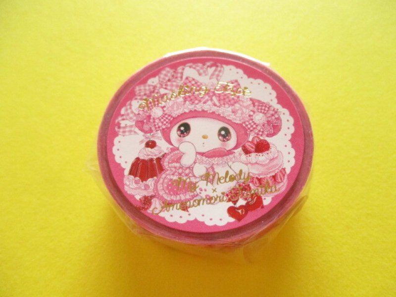 Photo1: Kawaii Cute Masking Tape Sticker Sanrio Characters × 飴ノ森ふみか Amenomori Fumika Clothes Pin *My Melody (MT-84029) (1)