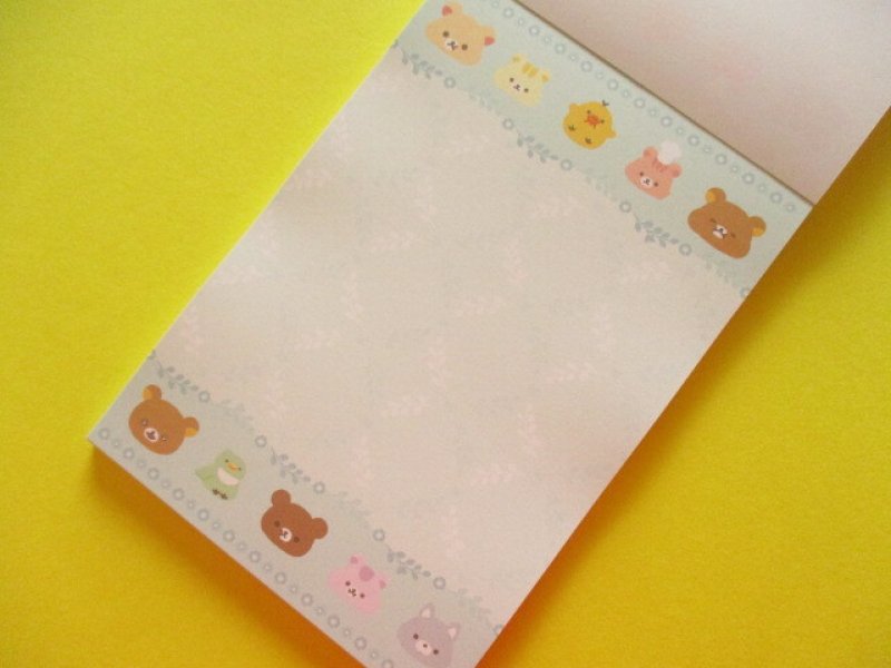 Photo2: Kawaii Cute Large Memo Pad Rilakkuma San-x *Minna de mampuku maku maku (MH21902)