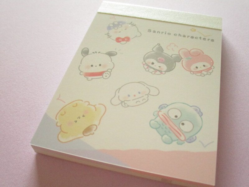 Photo1: Kawaii Cute Mini Memo Pad Sanrio Characters Crux *まるもっち (124353） (1)