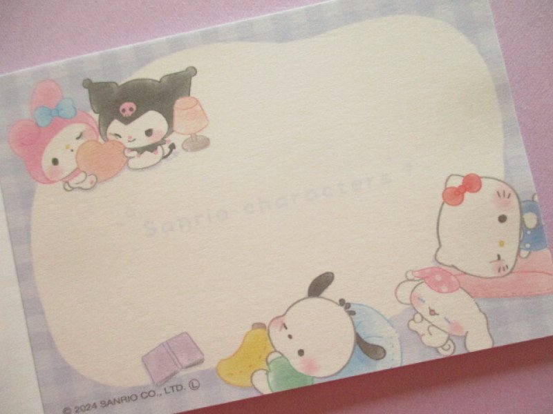 Photo2: Kawaii Cute Mini Memo Pad Sanrio Characters Crux *おねむっち (124354)