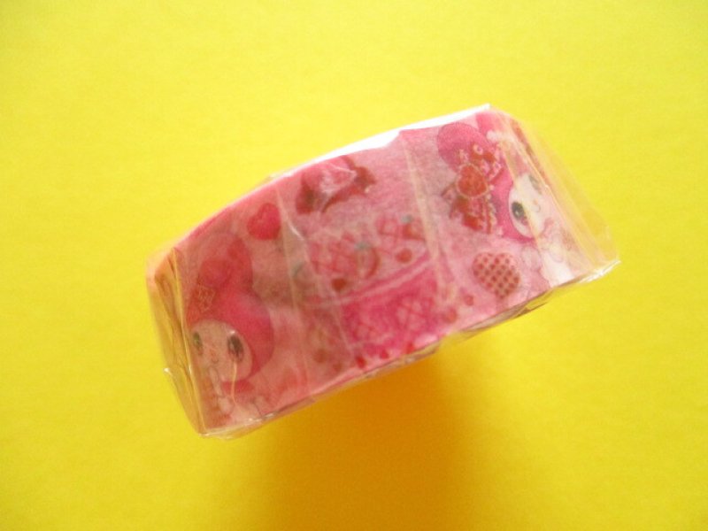 Photo2: Kawaii Cute Masking Tape Sticker Sanrio Characters × 飴ノ森ふみか Amenomori Fumika Clothes Pin *My Melody (MT-84029)