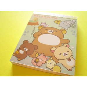 Photo: Kawaii Cute Mini Memo Pad Rilakkuma San-x *Minna de mampuku maku maku (MH22001-1)