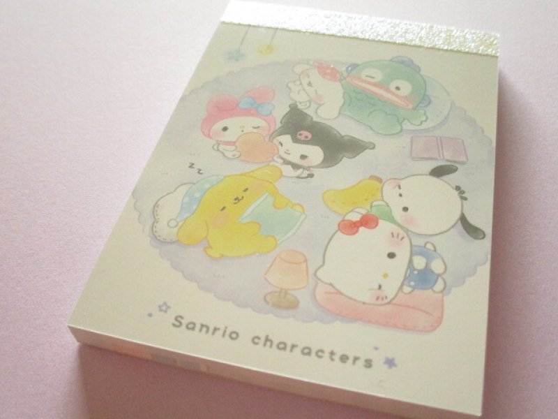 Photo1: Kawaii Cute Mini Memo Pad Sanrio Characters Crux *おねむっち (124354） (1)