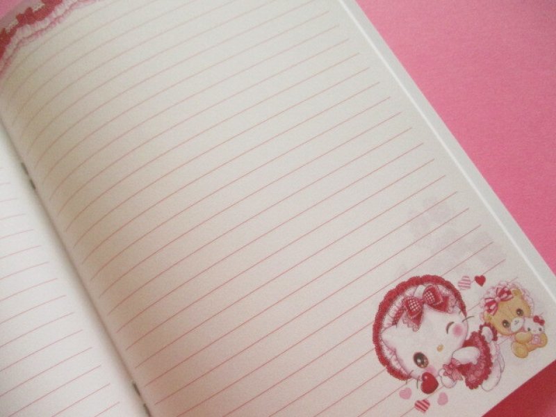Photo2: Kawaii Cute A5 Notebook Sanrio Characters × 飴ノ森ふみか Amenomori Fumika Clothes Pin *Hello Kitty (NB-84014)