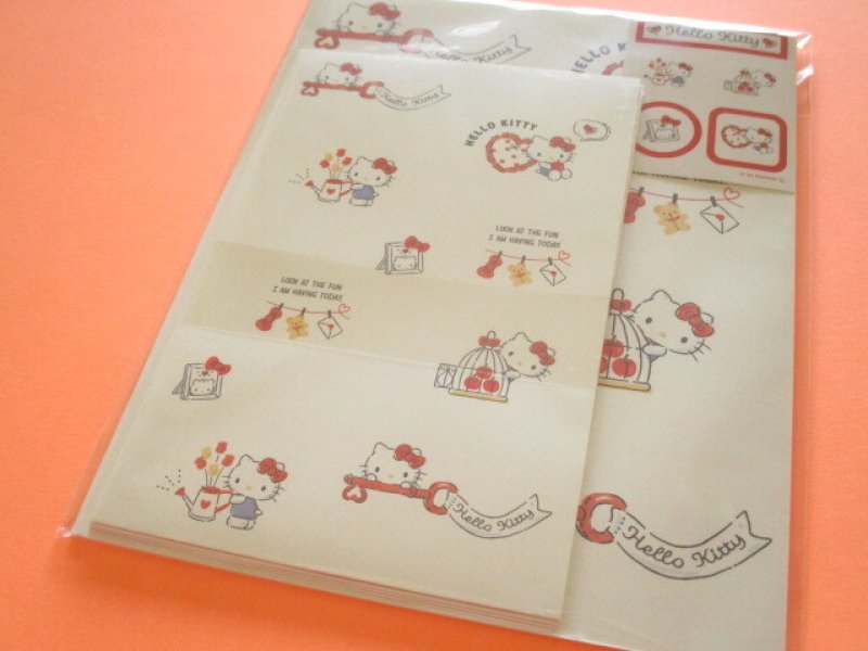 Photo1: Kawaii Cute Letter Set Sanrio *Hello Kitty (411787) (1)