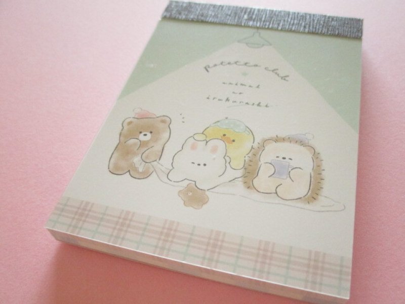 Photo1: Kawaii Cute Mini Memo Pad Crux ＊Potetto Club (119222) (1)
