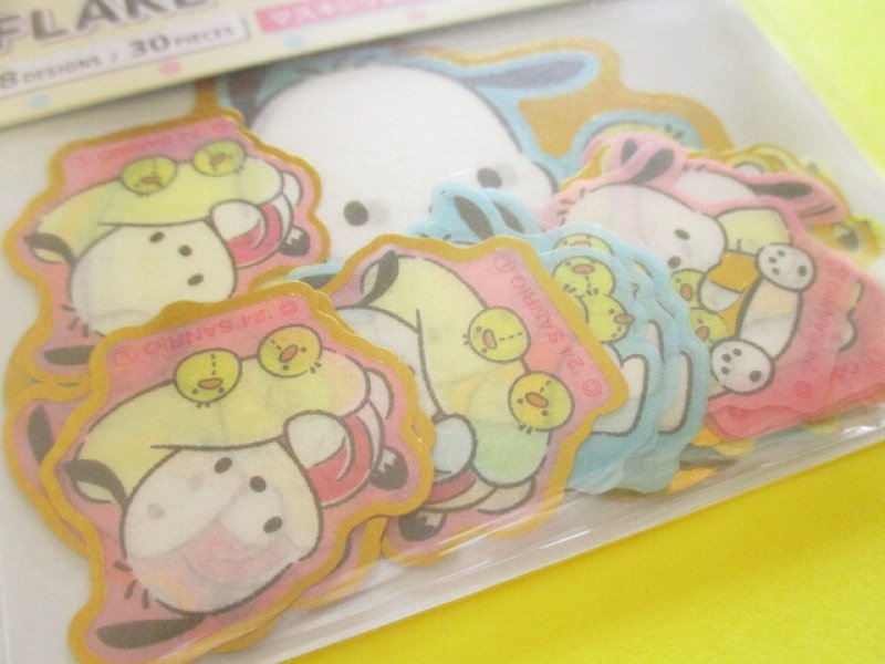 Photo1: Kawaii Cute Sticker Flakes Sack Sanrio *Pochacco (412135)