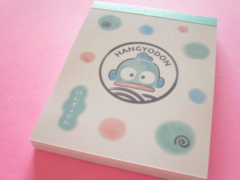 Photo1: Kawaii Cute Mini  Memo Pad Sanrio *Hangyodon (ふんわりドット 411299) (1)