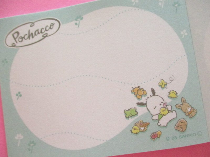 Photo2: Kawaii Cute Mini Memo Pad Sanrio *Pochacco (Spring Breeze 409531)