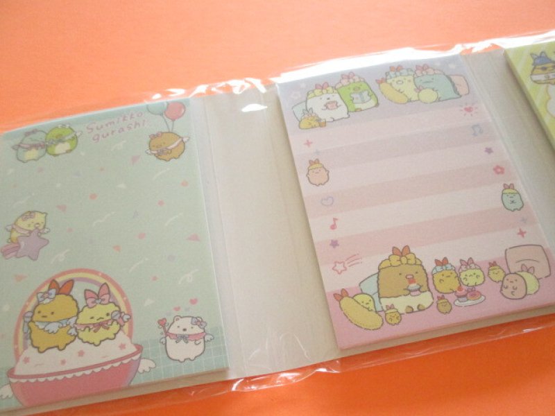 Photo2: Kawaii Cute Patapata Mini Memo Pad Set Sumikkogurashi San-x *天使なえびてんアイドル (MH21602)