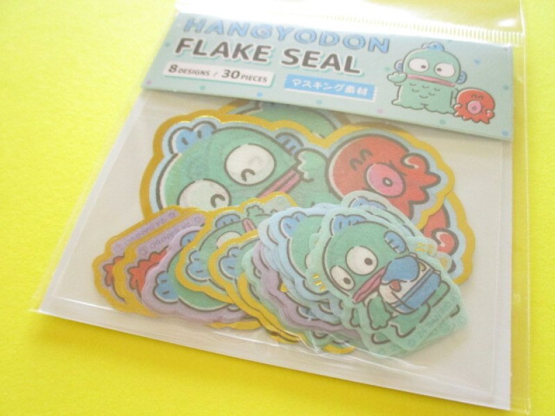 Photo1: Kawaii Cute Sticker Flakes Sack Sanrio *Hangyodon (412142) (1)