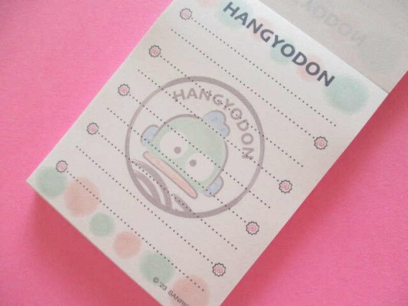 Photo1: Kawaii Cute Mini  Memo Pad Sanrio *Hangyodon (ふんわりドット 411299)