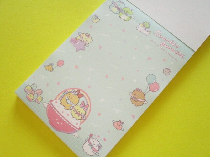 Photo1: Kawaii Cute Large Memo Pad Sumikkogurashi San-x *天使なえびてんアイドル (MH21501)