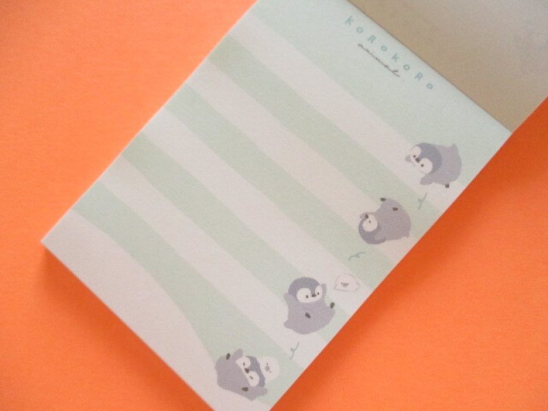 Photo2: Kawaii Cute Mini Memo Pad Korokoro Animal Q-LiA *Penguin (84456)