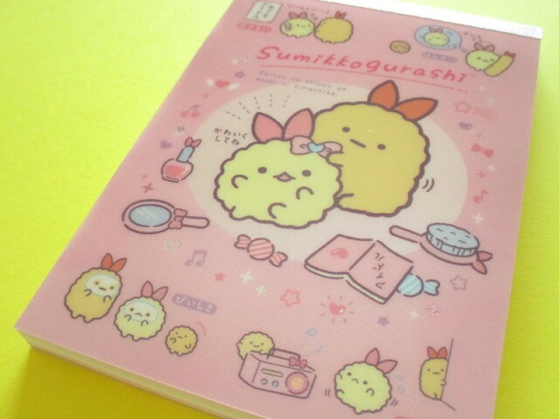 Photo1: Kawaii Cute Large Memo Pad Sumikkogurashi San-x *天使なえびてんアイドル (MH21501) (1)