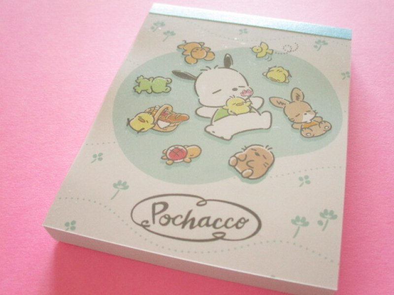Photo1: Kawaii Cute Mini  Memo Pad Sanrio *Pochacco (Spring Breeze 409531) (1)