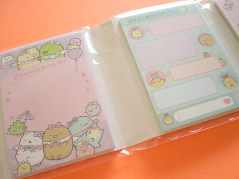 Photo2: Kawaii Cute Patapata Mini Memo Pad Set Sumikkogurashi San-x *天使なえびてんアイドル (MH21601)