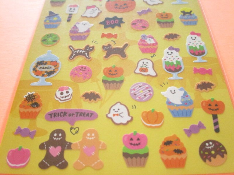 Photo2: Kawaii Cute Stickers Sheet Gaia *Happy Halloween (466733-2)