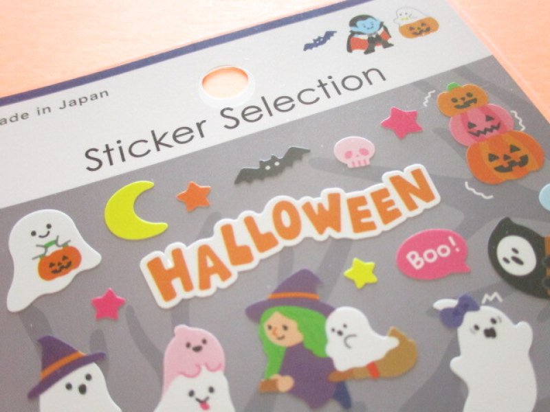 Photo3: Kawaii Cute Stickers Sheet Gaia *Happy Halloween (466733-1)
