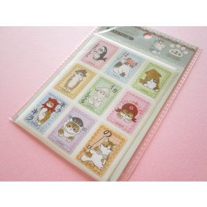 Photo: Kawaii Cute Square Stickers Sheet Eikoh *Mofusand (133363 #01)
