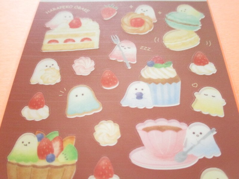 Photo1: Kawaii Cute Stickers Sheet Gaia *はらぺこおばけ (466738-Red)
