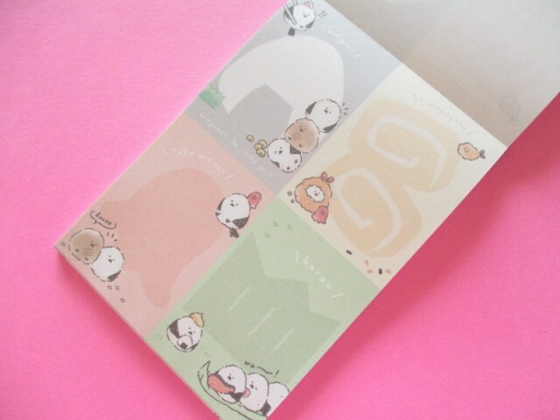 Photo1: Kawaii Cute V Large Memo Pad Q-LiA *おにぎりえなが (80123)