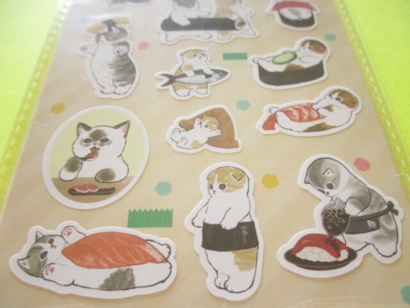 Photo2: Kawaii Cute Stickers Sheet Eikoh *Mofusand (133356-Yellow)