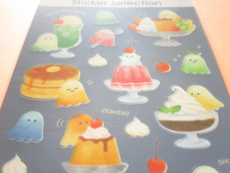 Photo1: Kawaii Cute Stickers Sheet Gaia *はらぺこおばけ (466738-Blue)