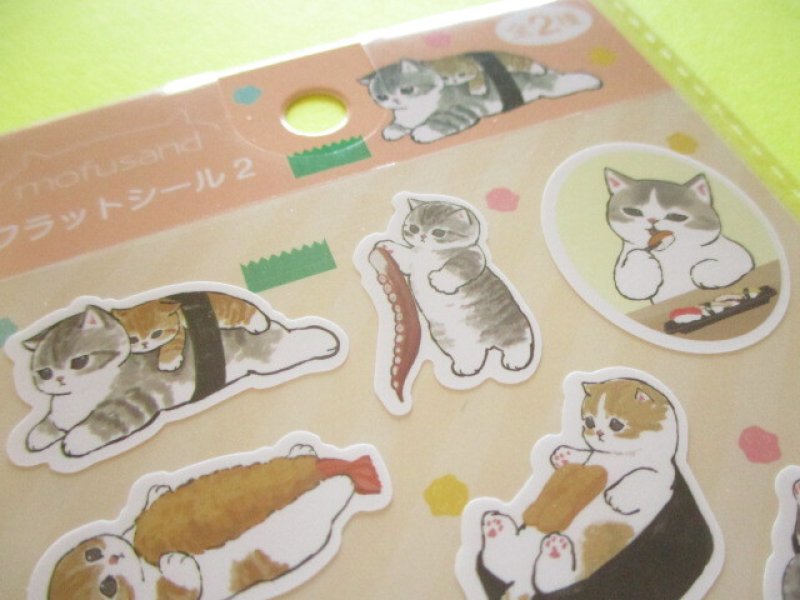 Photo3: Kawaii Cute Stickers Sheet Eikoh *Mofusand (133356-Yellow)