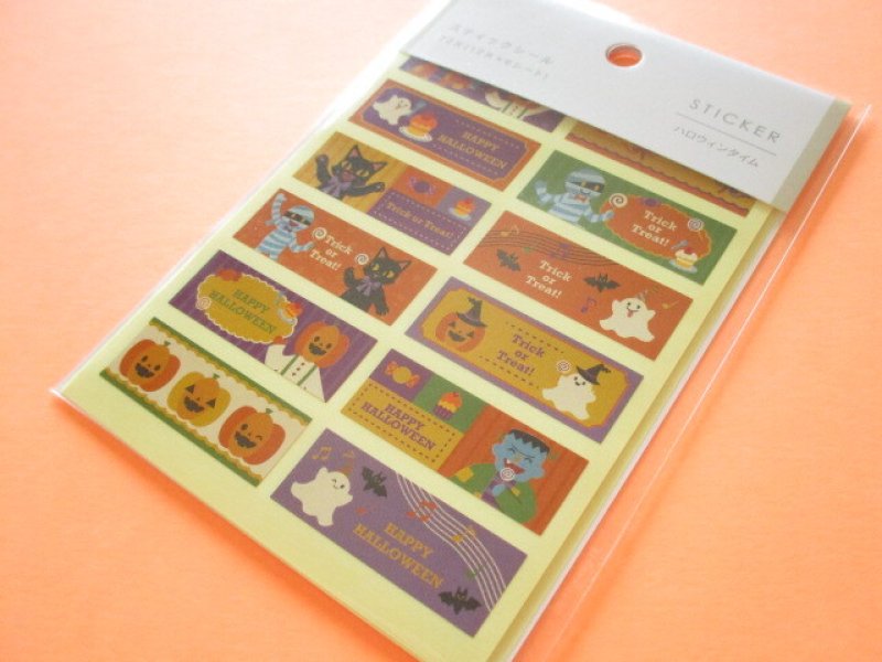 Photo1: Kawaii Cute Film Stick Seals Set Kyowa *Halloween Time (62-E43) (1)
