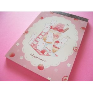 Photo: Kawaii Cute Large Memo Pad Kyowa *ichigomamire (34-239-Rabbit )