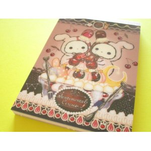 Photo: Kawaii Cute Large Memo Pad Sentimental Circus San-x *夜更かしパフェと星屑涙のドレンチェリー(MH22801)