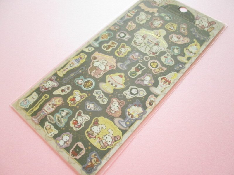Photo1: Kawaii Cute Stickers Sheet Sentimental Circus San-x *夜更かしパフェと星屑涙のドレンチェリー (SE63102) (1)