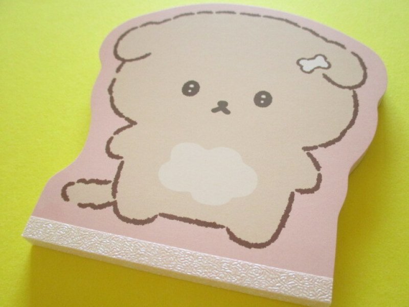 Photo1: Kawaii Cute Die-Cut Medium Memo Pad Ishiyowachan San-x *明日のじぶんにまかせます (24202) (1)