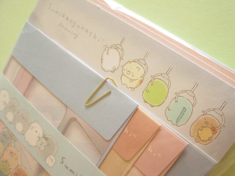 Photo1: Kawaii Cute Regular Letter Set Sumikkogurashi San-x *Sumikkogurashi Drawing (LH81901)