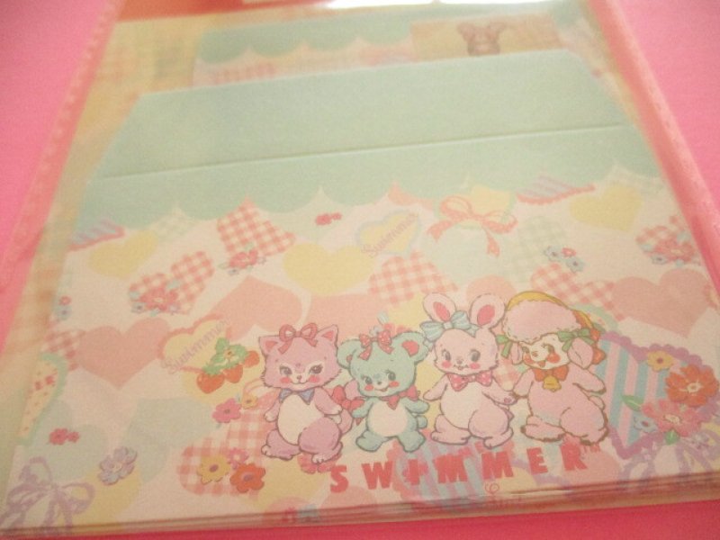 Photo2: Kawaii Cute Mini Letter Set *SWIMMER (SE-SW10273)