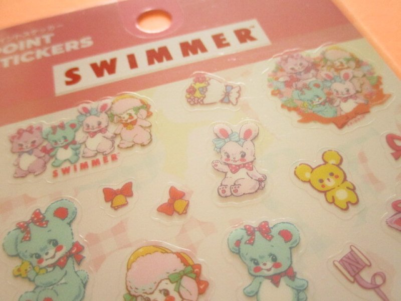 Photo3: Kawaii Cute Point Stickers Sheet *SWIMMER (SE-SW10271)